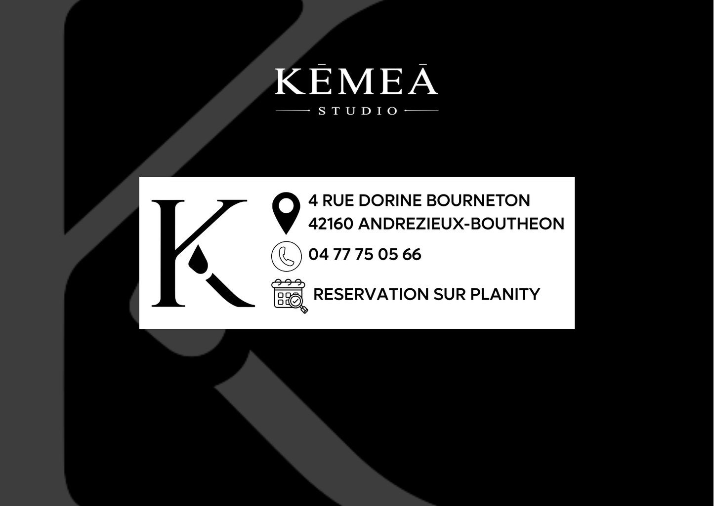 Carte cadeau Kemea Studio Andrézieux