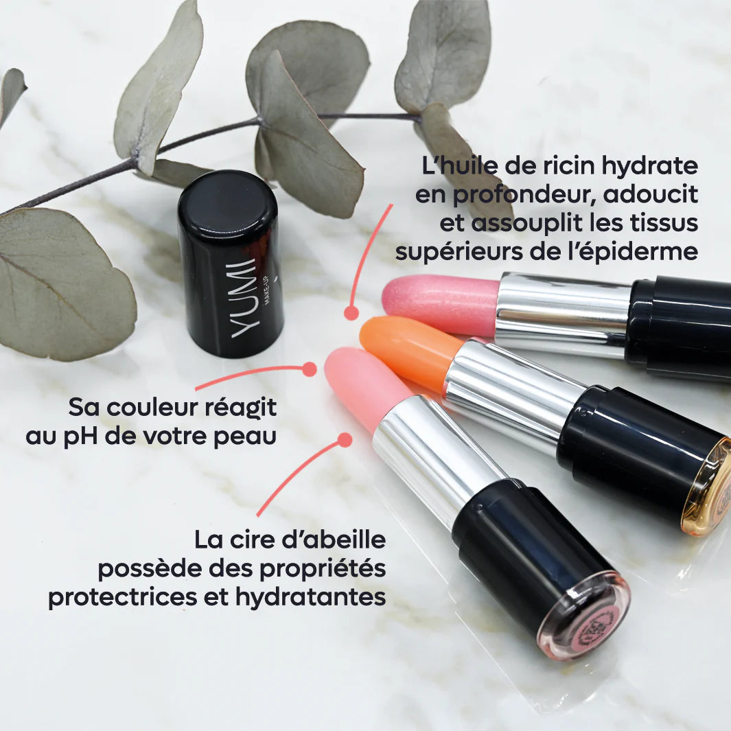 Baume à lèvres pH réactif – Révélateur de couleur