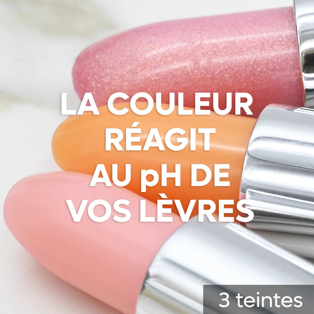 Baume à lèvres pH réactif – Révélateur de couleur