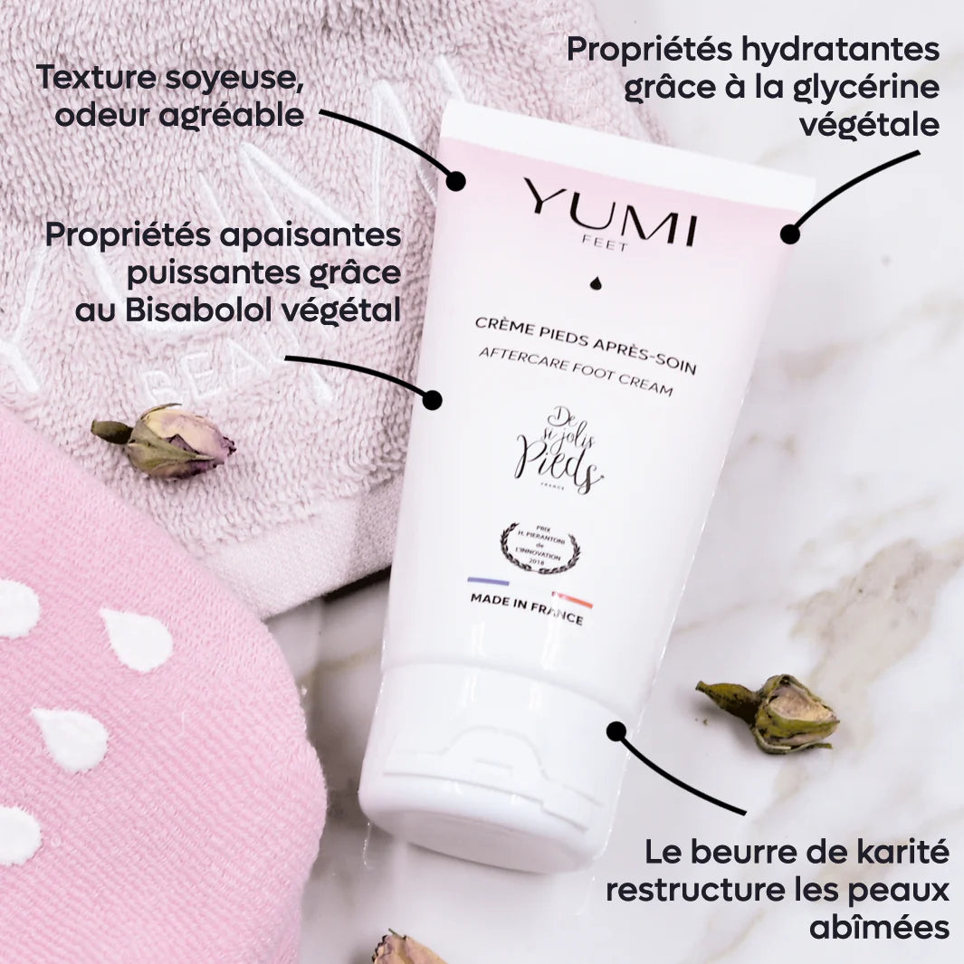 Crème pieds réparatrice au beurre de karité – Hydratante et apaisante - 75 ml